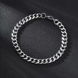3/$30 3/5/7mm Stainless Steel Curb Link Chain Bracelet